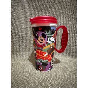 Walt Disney World Mickey Mouse Club Whirley Rapid Fill Reusable Travel Mug Cup